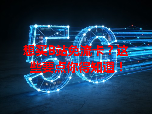 想买B站免流卡？这些要点你得知道！