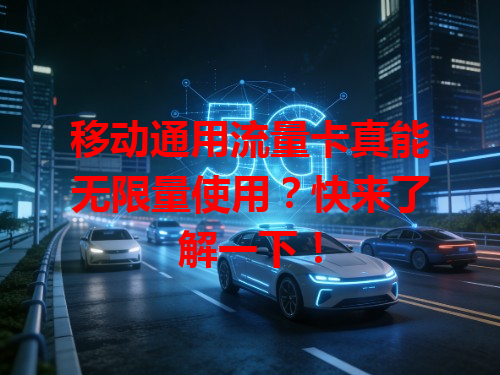 移动通用流量卡真能无限量使用？快来了解一下！
