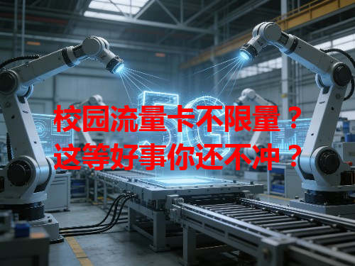 校园流量卡不限量？这等好事你还不冲？