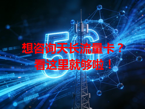 想咨询天长流量卡？看这里就够啦！