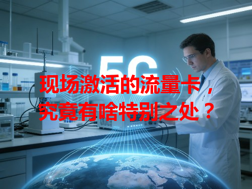 现场激活的流量卡，究竟有啥特别之处？
