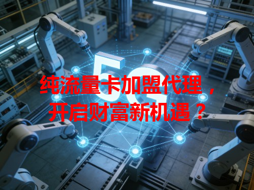 纯流量卡加盟代理，开启财富新机遇？