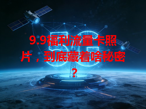 9.9福利流量卡照片，到底藏着啥秘密？