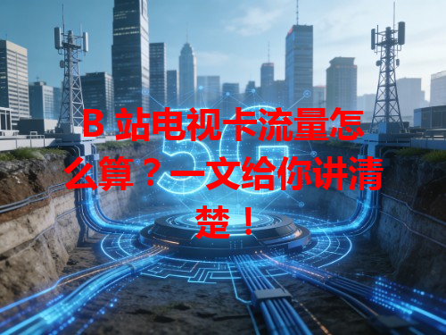 B 站电视卡流量怎么算？一文给你讲清楚！