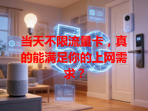 当天不限流量卡，真的能满足你的上网需求？