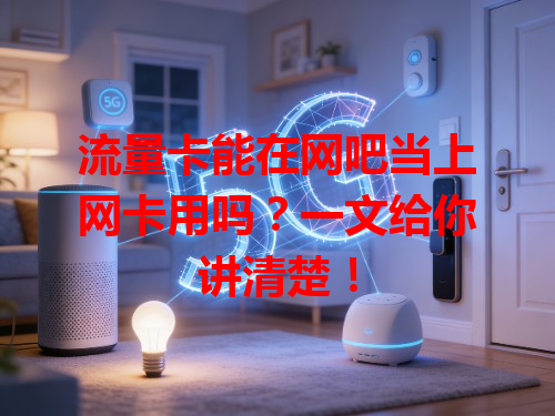 流量卡能在网吧当上网卡用吗？一文给你讲清楚！