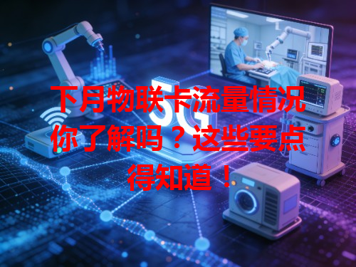 下月物联卡流量情况你了解吗？这些要点得知道！