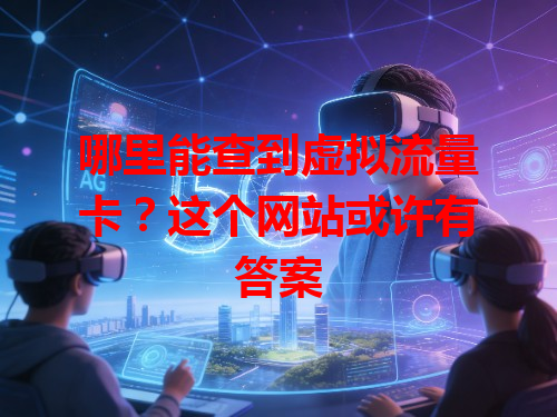 哪里能查到虚拟流量卡？这个网站或许有答案