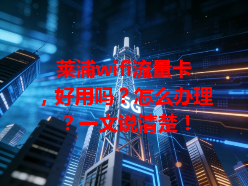 莱浦wifi流量卡，好用吗？怎么办理？一文说清楚！