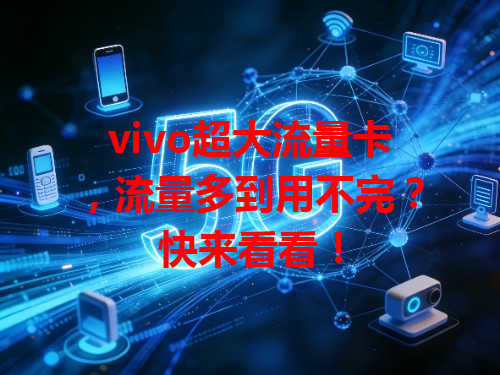 vivo超大流量卡，流量多到用不完？快来看看！