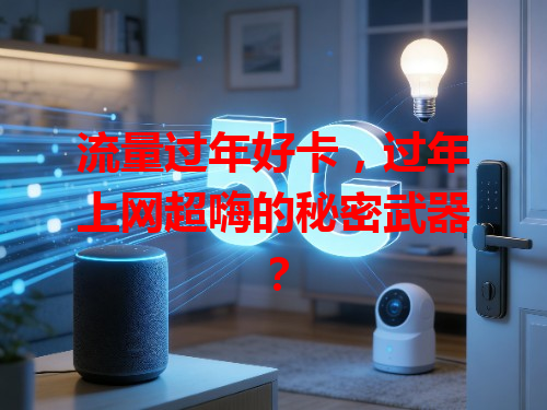 流量过年好卡，过年上网超嗨的秘密武器？