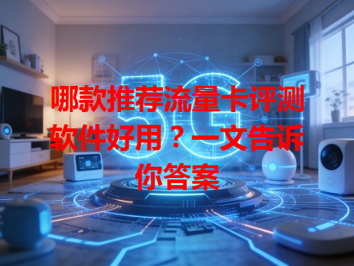 哪款推荐流量卡评测软件好用？一文告诉你答案