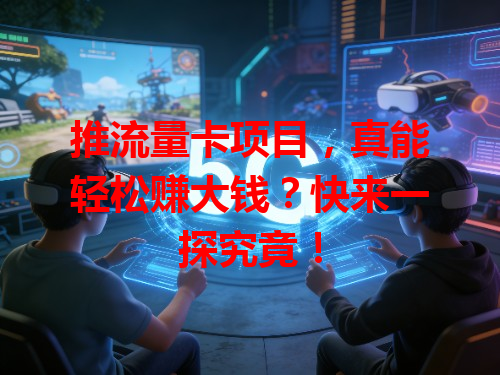 推流量卡项目，真能轻松赚大钱？快来一探究竟！