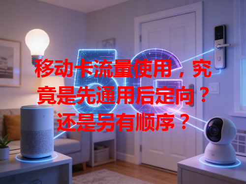 移动卡流量使用，究竟是先通用后定向？还是另有顺序？