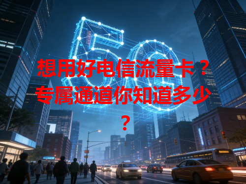 想用好电信流量卡？专属通道你知道多少？