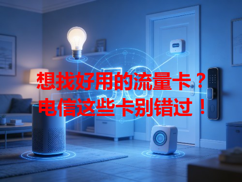 想找好用的流量卡？电信这些卡别错过！
