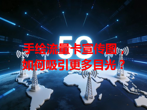 手绘流量卡宣传图，如何吸引更多目光？