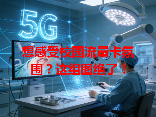 想感受校园流量卡氛围？这组图绝了！