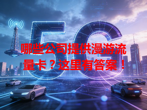哪些公司提供漫游流量卡？这里有答案！