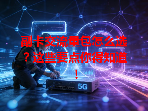 副卡交流量包怎么选？这些要点你得知道！