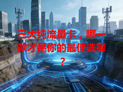 三大纯流量卡，哪一款才是你的最佳选择？