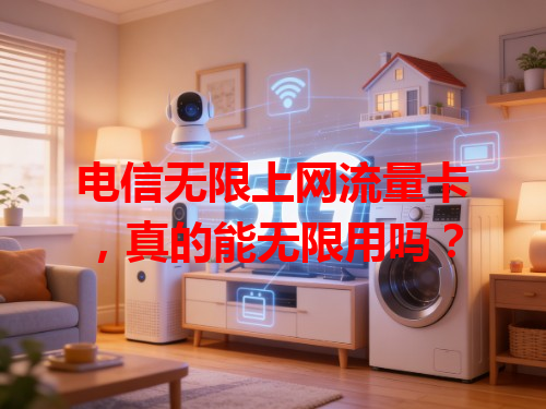 电信无限上网流量卡，真的能无限用吗？