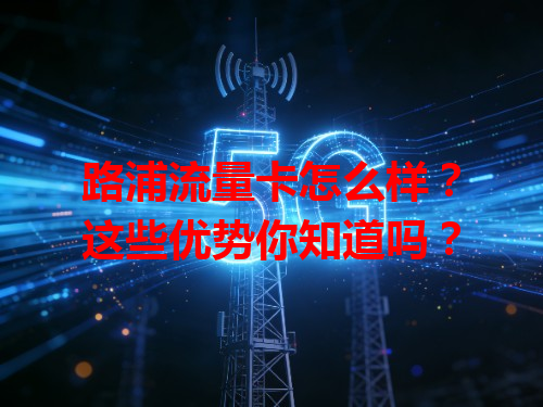 路浦流量卡怎么样？这些优势你知道吗？