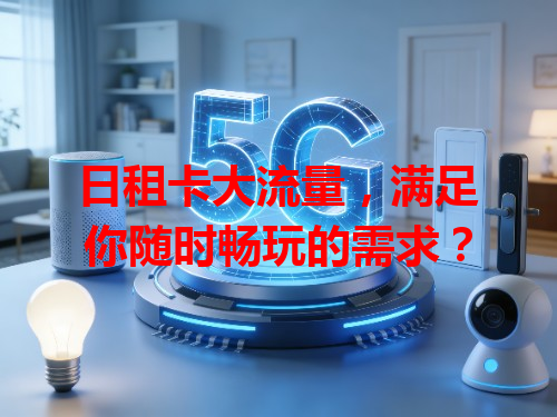 日租卡大流量，满足你随时畅玩的需求？