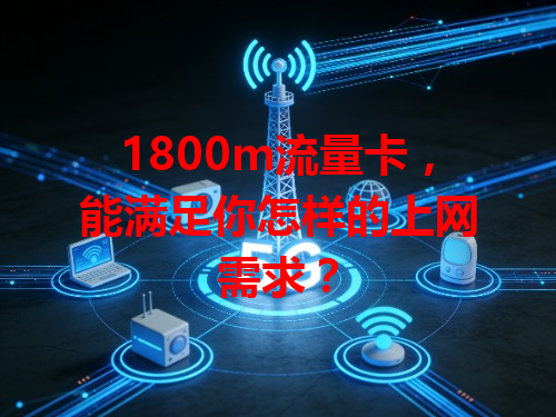 1800m流量卡，能满足你怎样的上网需求？