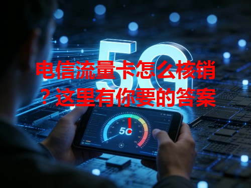 电信流量卡怎么核销？这里有你要的答案！