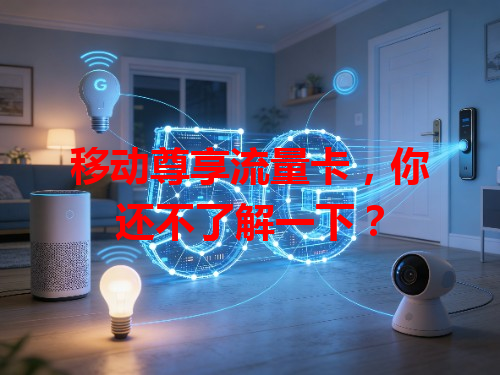 移动尊享流量卡，你还不了解一下？