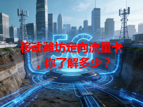 移动潍坊定向流量卡，你了解多少？