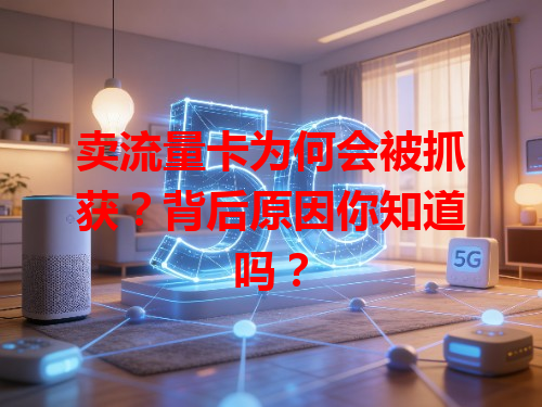 卖流量卡为何会被抓获？背后原因你知道吗？