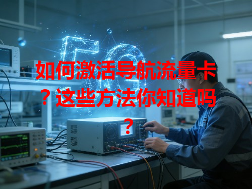 如何激活导航流量卡？这些方法你知道吗？