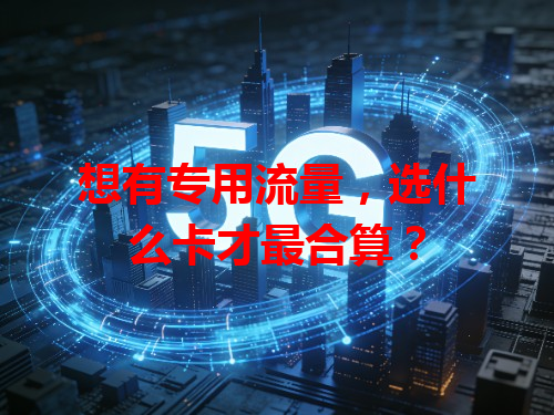 想有专用流量，选什么卡才最合算？