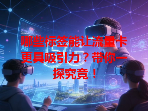 哪些标签能让流量卡更具吸引力？带你一探究竟！