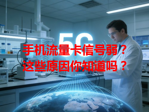 手机流量卡信号弱？这些原因你知道吗？