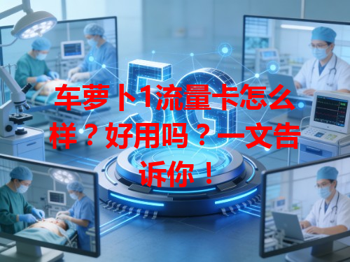 车萝卜1流量卡怎么样？好用吗？一文告诉你！