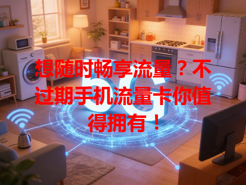 想随时畅享流量？不过期手机流量卡你值得拥有！