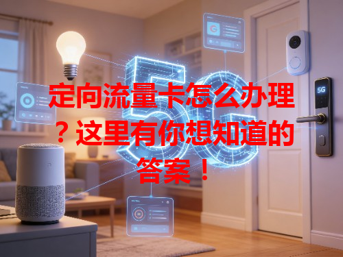 定向流量卡怎么办理?这里有你想知道的答案!