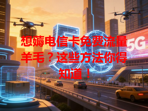 想薅电信卡免费流量羊毛？这些方法你得知道！