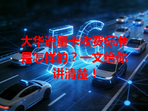 大华流量卡收费标准是怎样的？一文给你讲清楚！