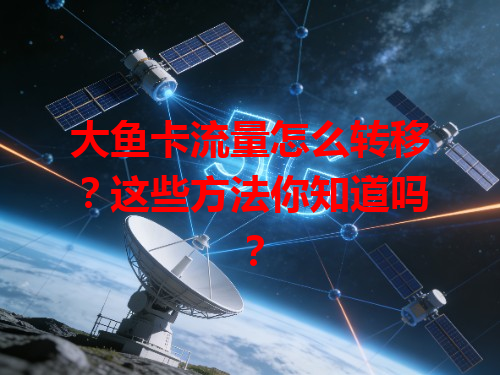 大鱼卡流量怎么转移？这些方法你知道吗？
