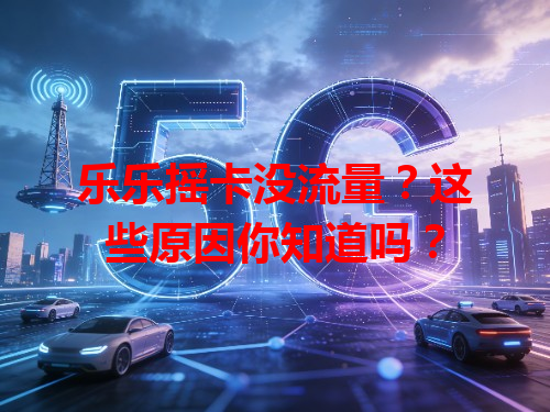 乐乐摇卡没流量?这些原因你知道吗?