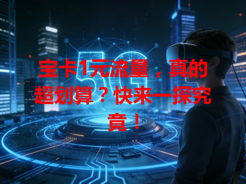 宝卡1元流量，真的超划算？快来一探究竟！