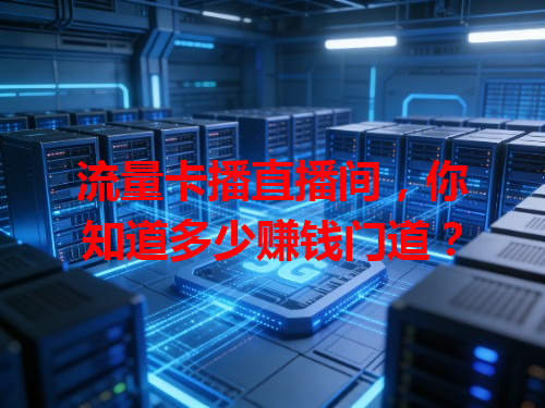 流量卡播直播间，你知道多少赚钱门道？