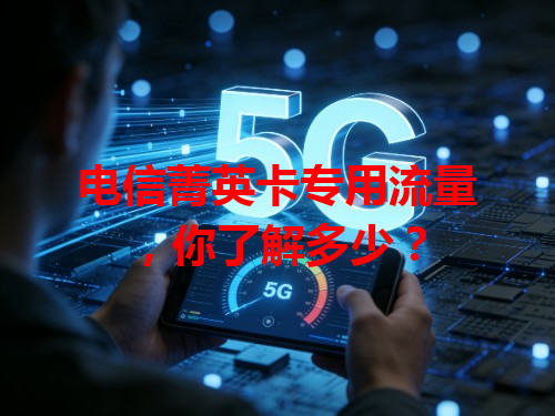 电信菁英卡专用流量，你了解多少？