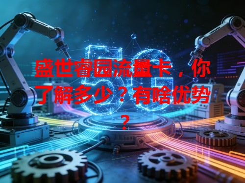 盛世睿园流量卡，你了解多少？有啥优势？