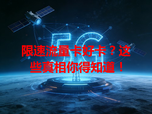 限速流量卡好卡？这些真相你得知道！