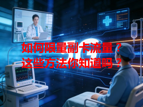 如何限量副卡流量？这些方法你知道吗？